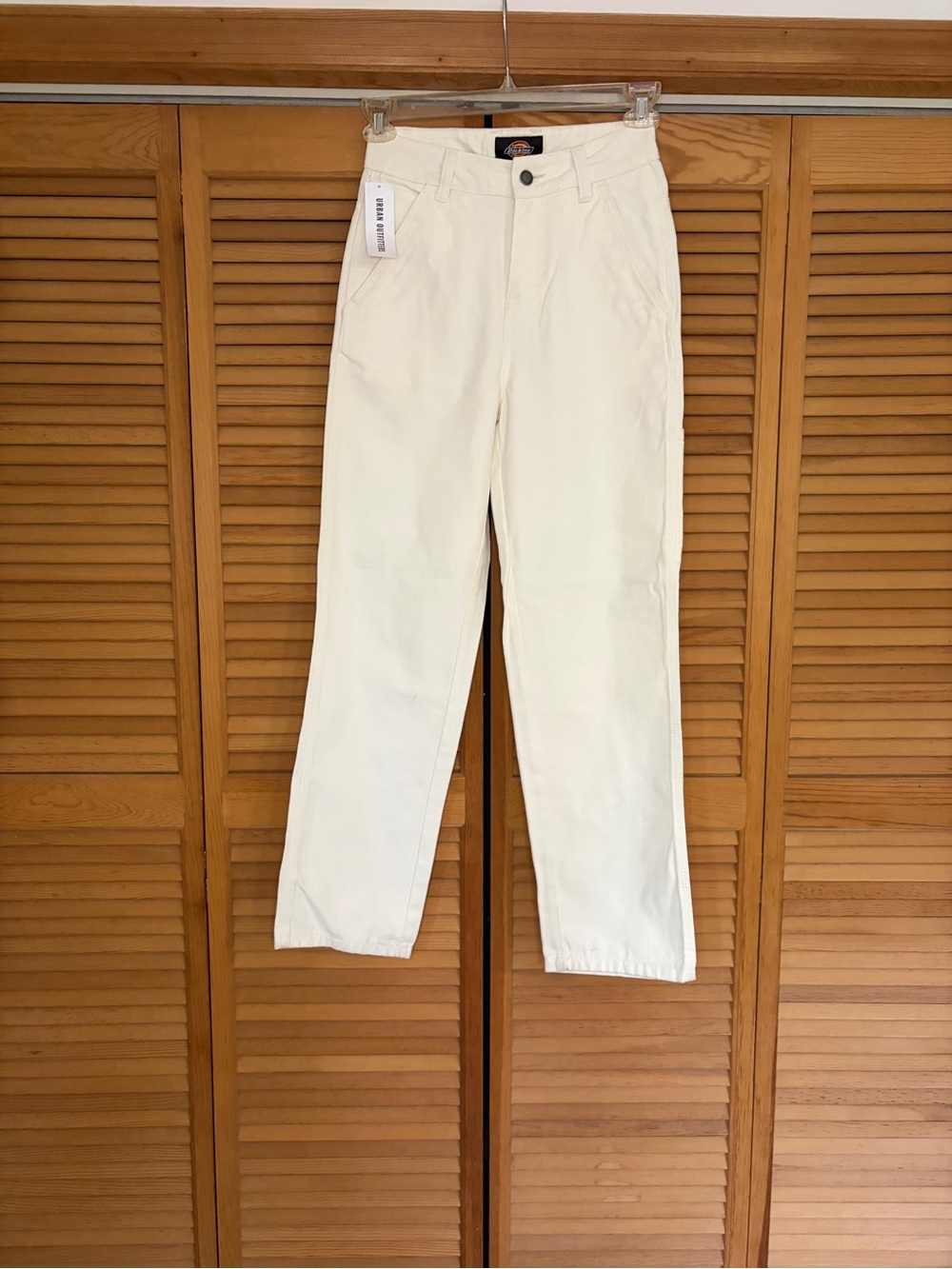 Urban Outfitters x Dickies White Canvas Carpenter Pants NWT - Size 0